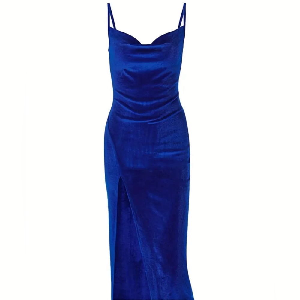 Sexy midnight blue dress - Picture 3 of 4